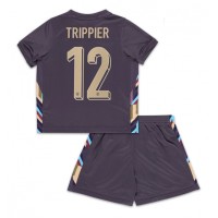 Engleska Kieran Trippier #12 Gostujuci Dres za djecu EP 2024 Kratak Rukav (+ Kratke hlače)